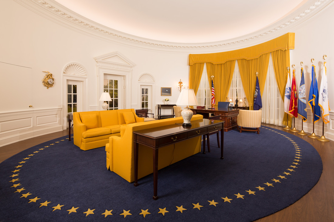 President Nixon's Oval Office Now On Display at Nixon Library