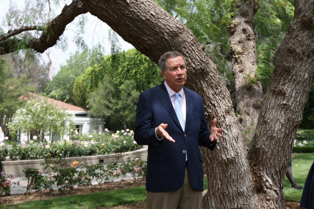 Governor John Kasich at the Nixon Library