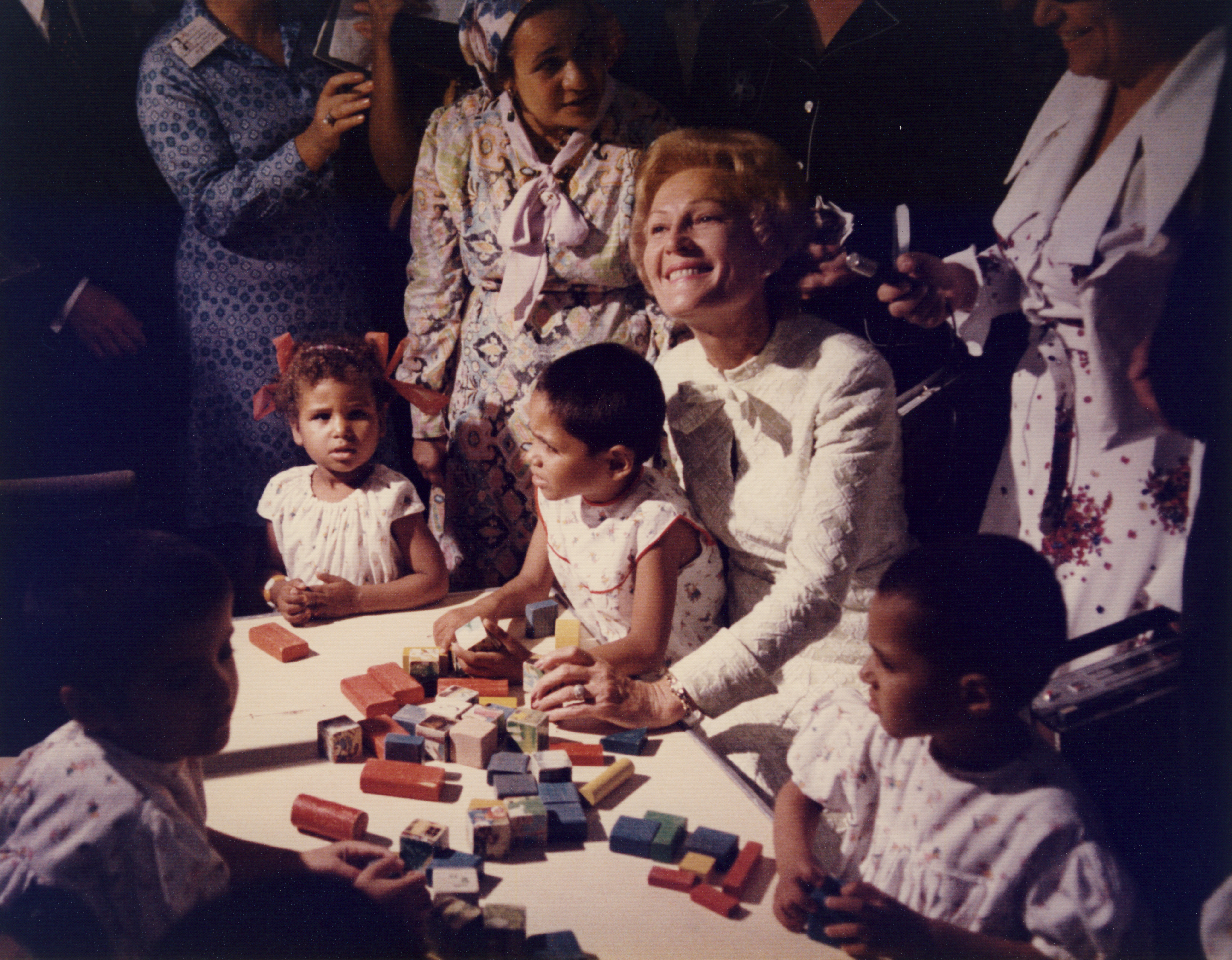 Pat Nixon at Cairo Orphanage