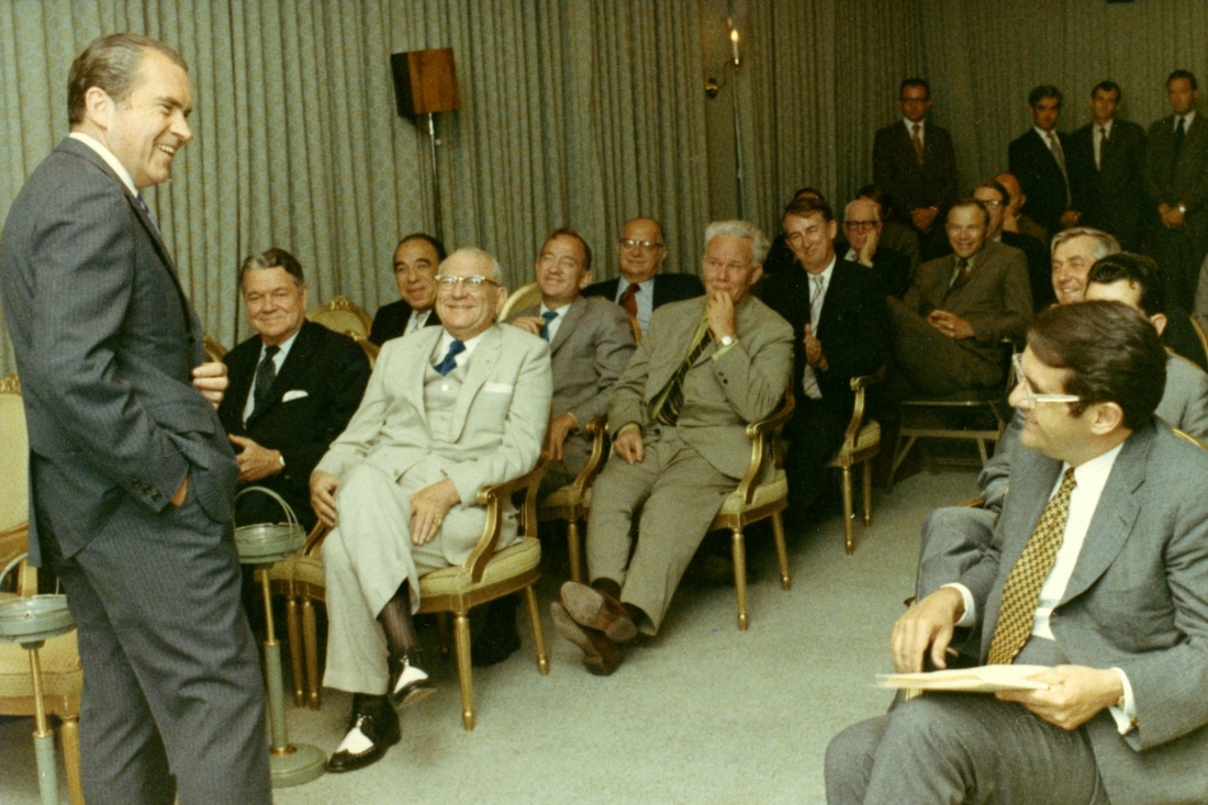 Remembering Pete Peterson, RN’s Commerce Secretary