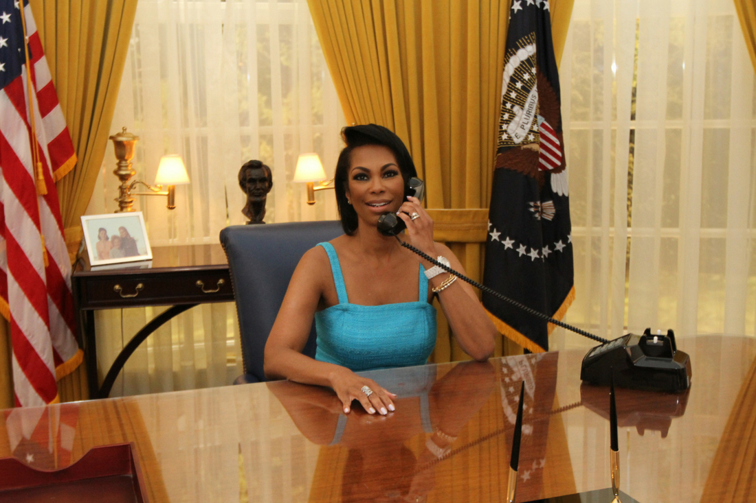 Harris Faulkner at the Nixon Library