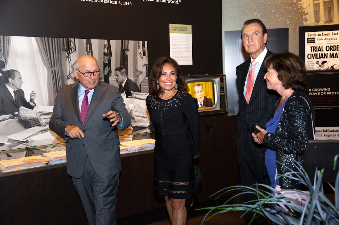 Judge Jeanine Pirro visits the Richard Nixon Library