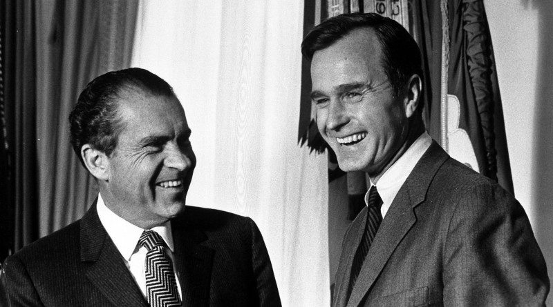 Nixon Counsels Bush on a New Middle East Peace Initiative