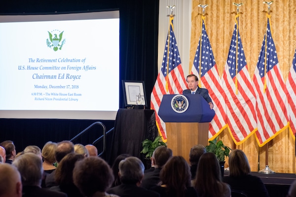 Richard Nixon Foundation Celebrates Rep. Ed Royce