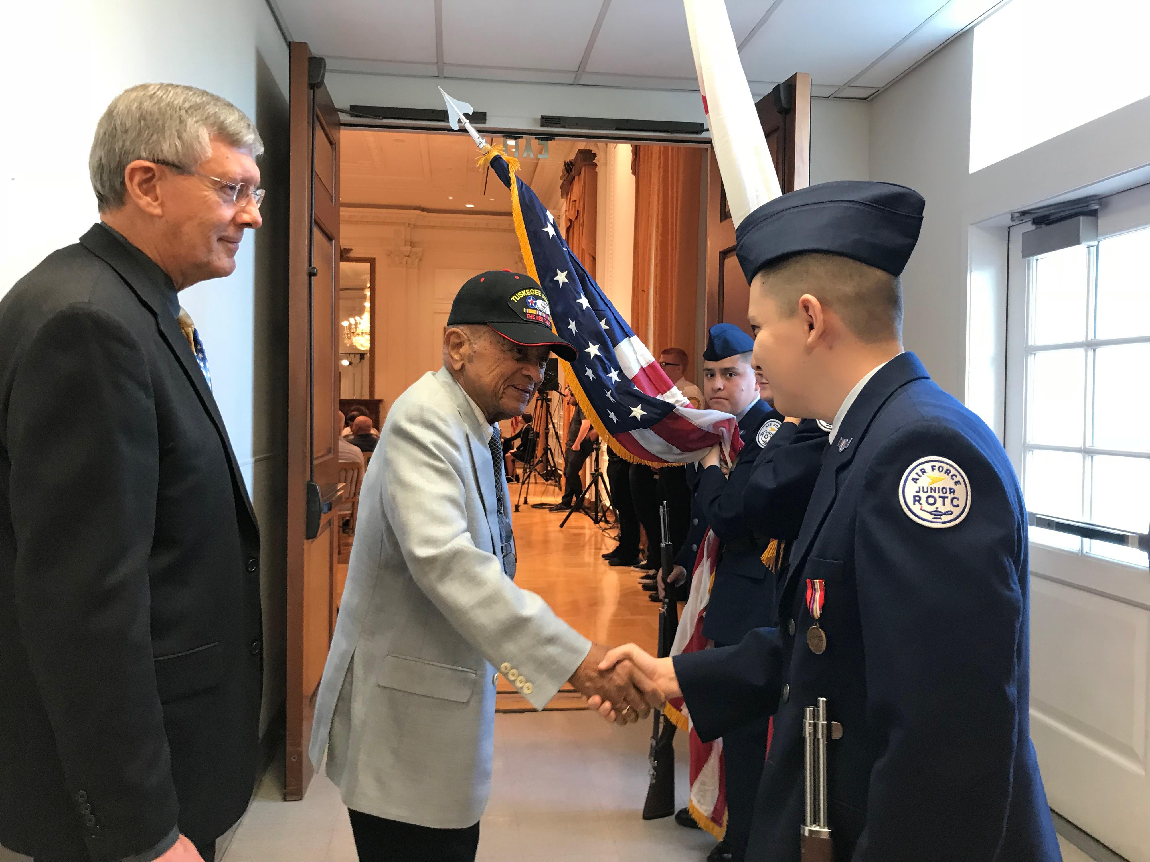 Event Recap: Tuskegee Airman Honored at the Nixon Library