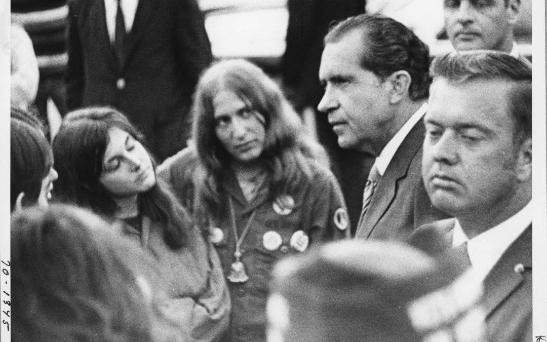 Fifty Years Ago: President Nixon Visits the Lincoln Memorial