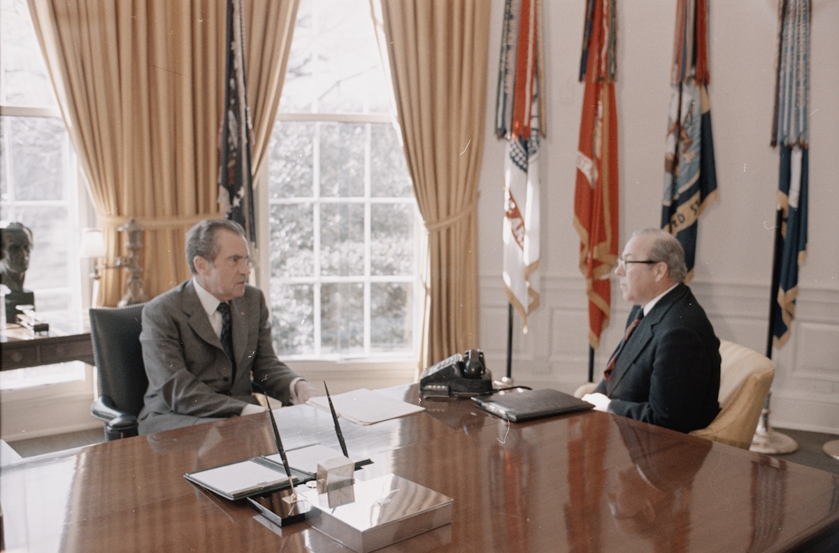 Statement by President Nixon’s daughters on the passing of George P. Shultz