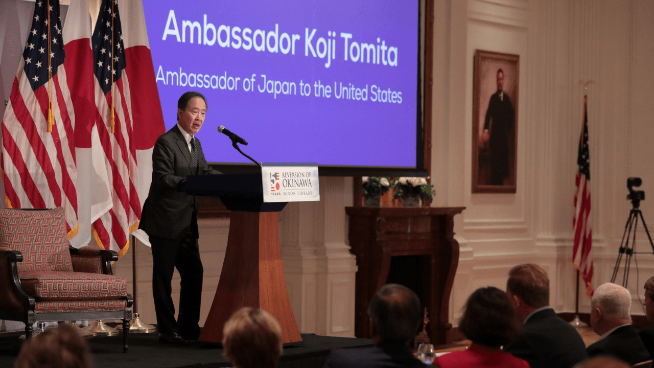 50th Anniversary of the Reversion of Okinawa Celebrated as a Landmark for U.S.-Japan Relations
