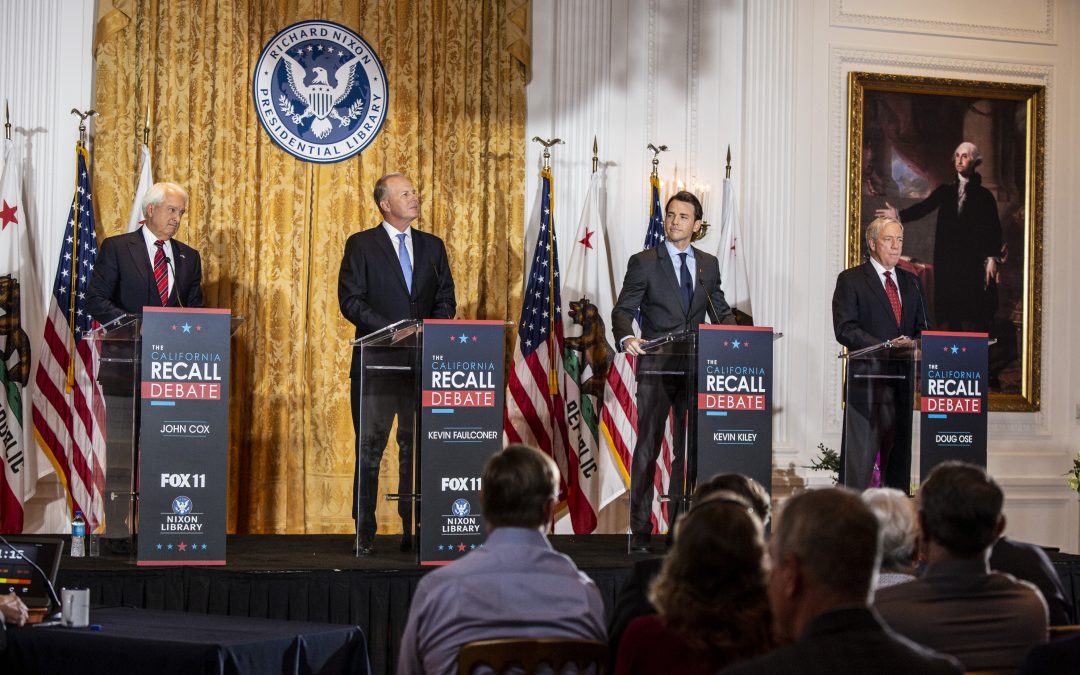 California Recall Candidates Square Off in Fox 11 Debate at the Nixon Library