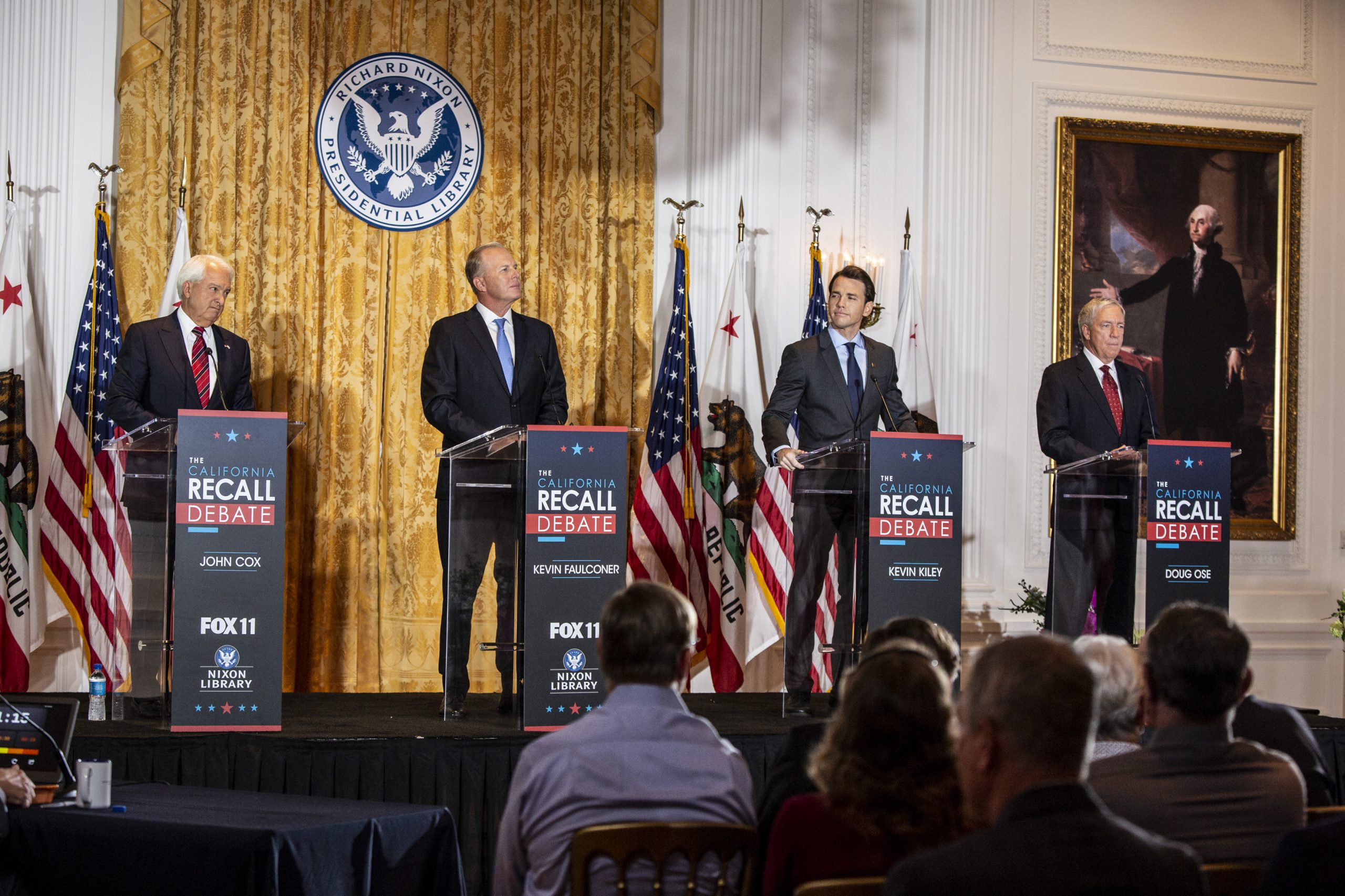 California Recall Candidates Square Off in Fox 11 Debate at the Nixon Library