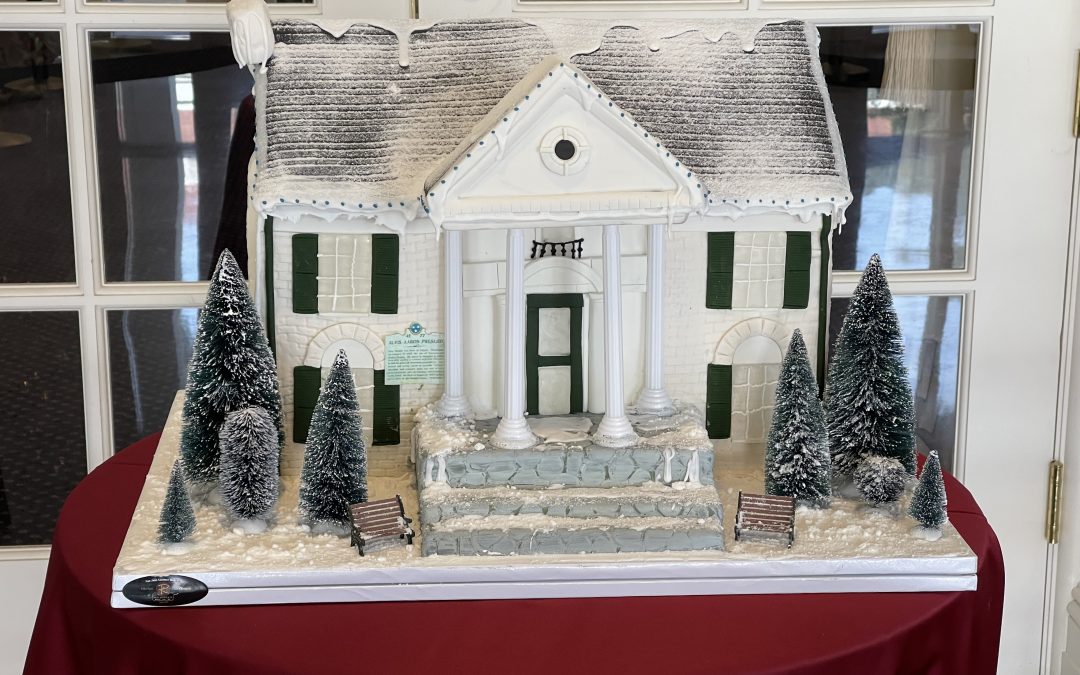 Elvis Presley’s Graceland Made into Gingerbread  for Nixon Library Christmas Celebration