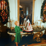 Elvis Presley’s Graceland Made into Gingerbread  for Nixon Library Christmas Celebration