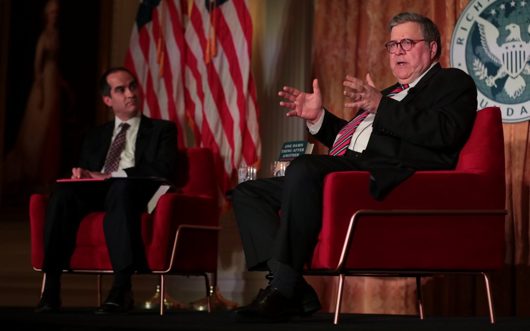 Former Attorney General William Barr Discusses His Best-Selling Memoir at the Nixon Library