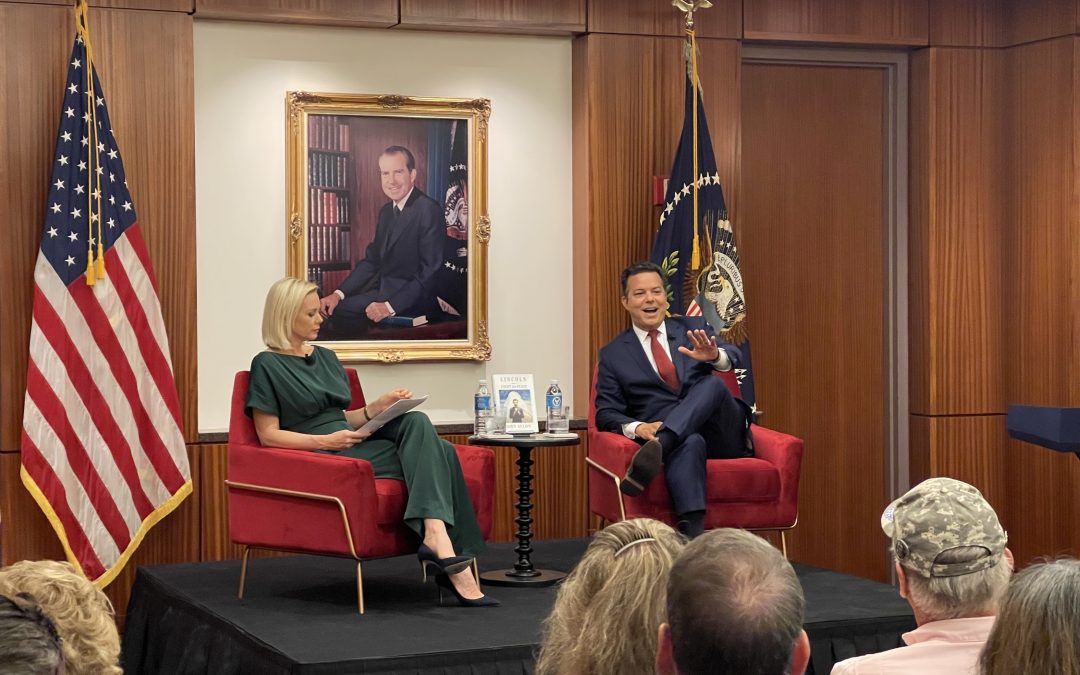 John Avlon presents is latest book with wife Margaret Hoover