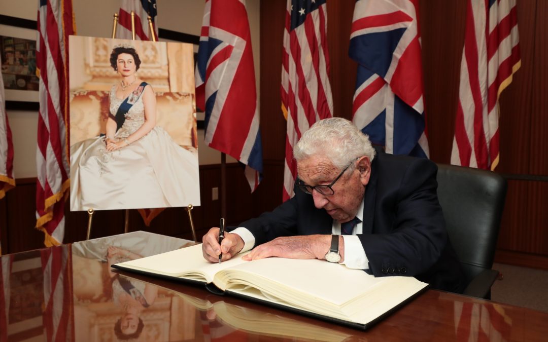 Dr. Kissinger Pays Tribute to Queen Elizabeth II at the Nixon Library