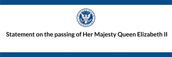 Statement on the passing of Her Majesty Queen Elizabeth II