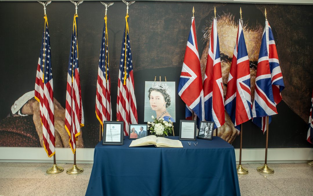 Statement by Tricia Nixon Cox to the British Ambassador on the Passing of Queen Elizabeth II