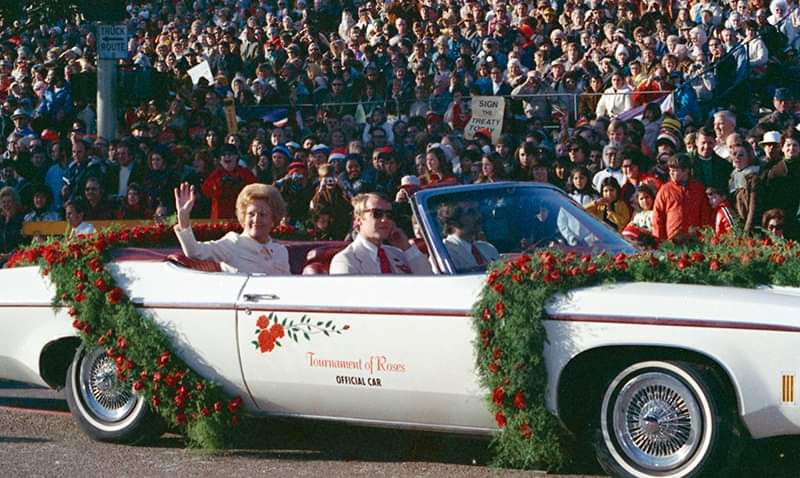 50th Anniversary of First Lady Pat Nixon in the Rose Bowl Parade