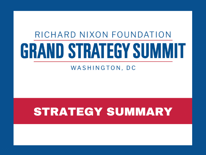 Richard Nixon Foundation - Strategy Summary