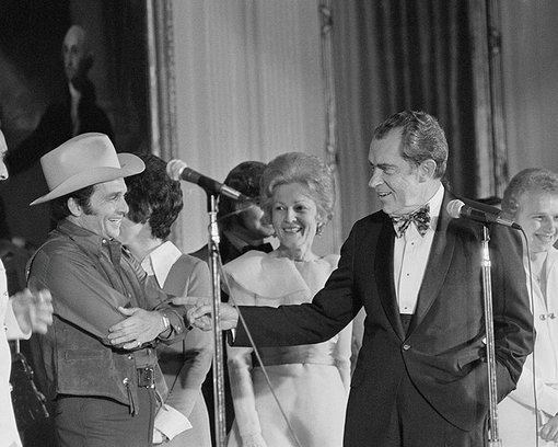 50 Years Ago Merle Haggard Headlined at “Mrs. Nixon’s Party”