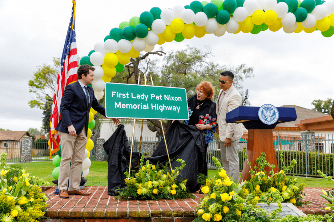 Announcing the First Lady Pat Nixon Memorial Highway