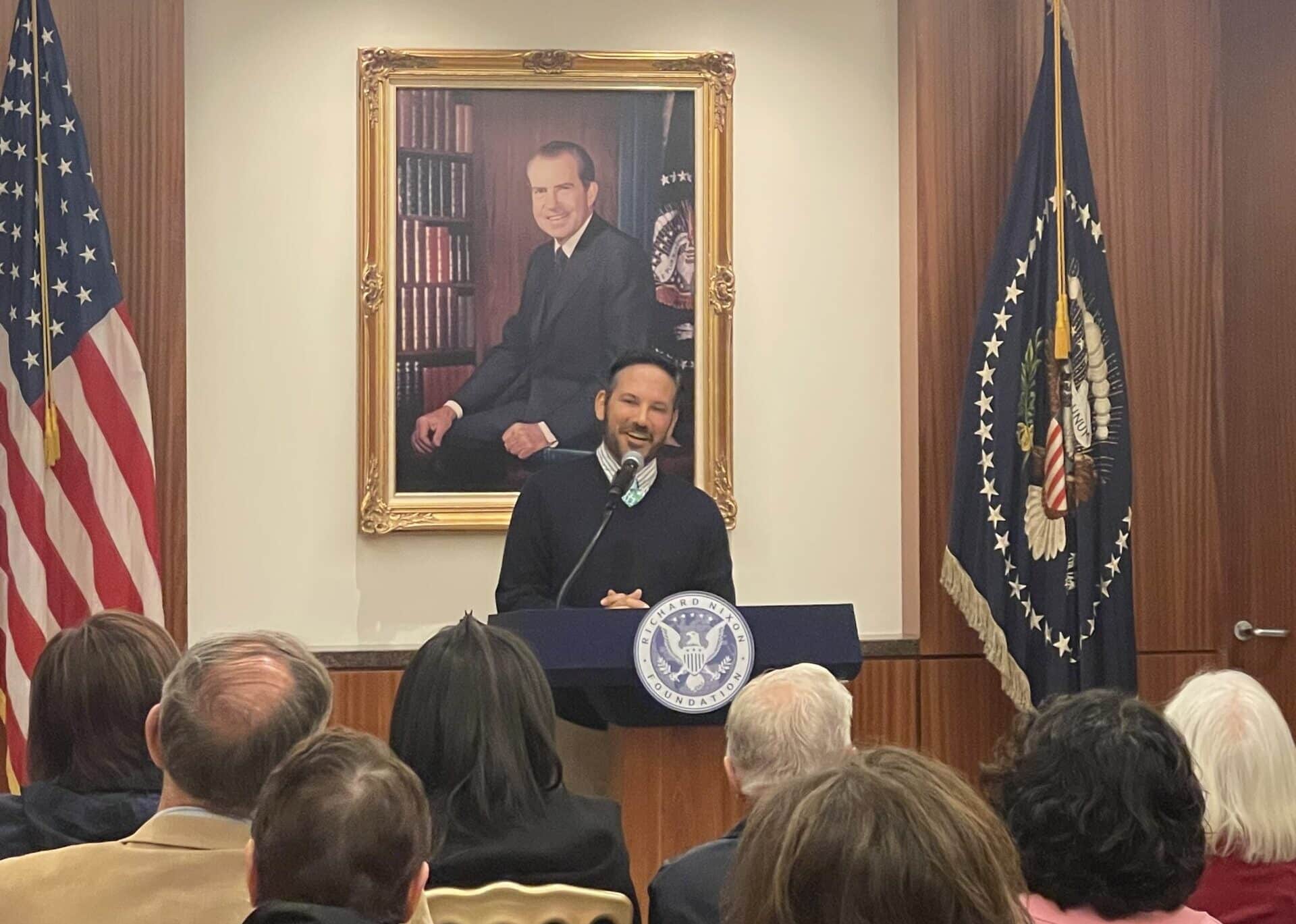 First Ladies Expert Carl Anthony Delivers First Talk on Newly Published Biography at the Nixon Library
