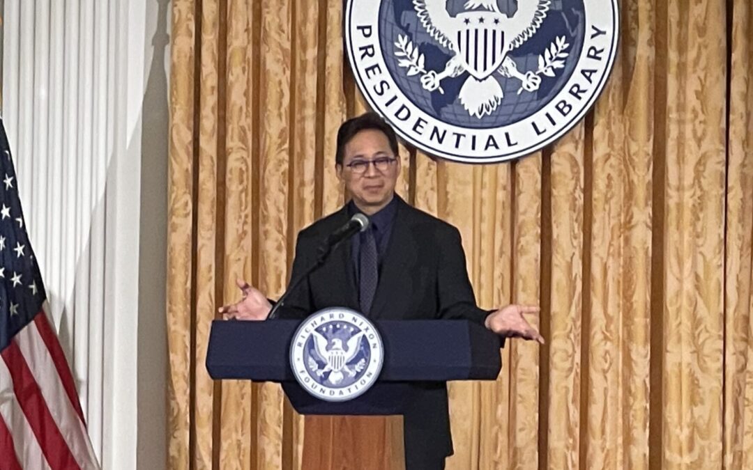 Dr. William Li Returns to the Nixon Library Sharing New Information about Food and Health