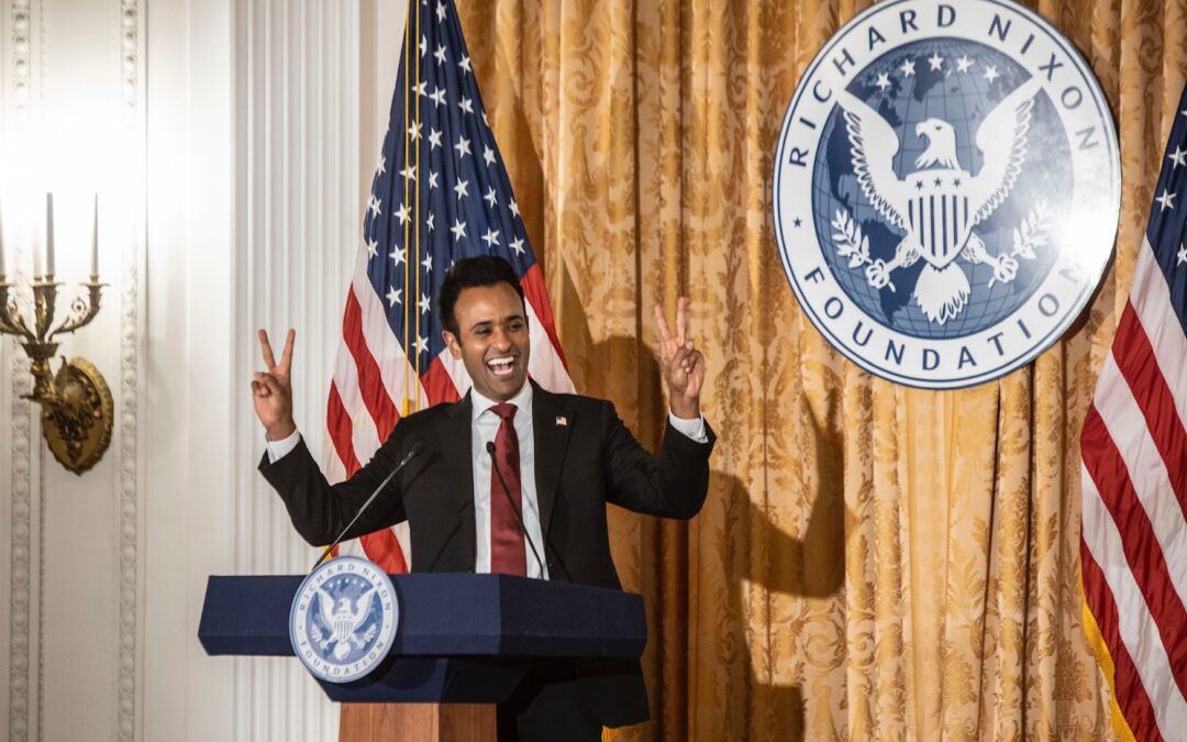 Vivek Ramaswamy at the Nixon Library