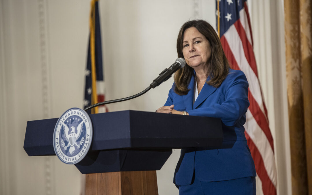 Second Lady Karen Pence Inspires Audience at the Nixon Library to Serve