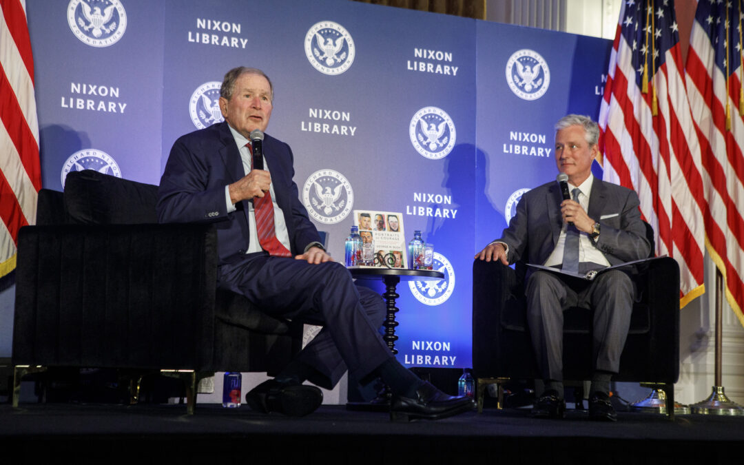 President George W. Bush Honored at Nixon Library at Evening Dedicated to Advancing Civics Education