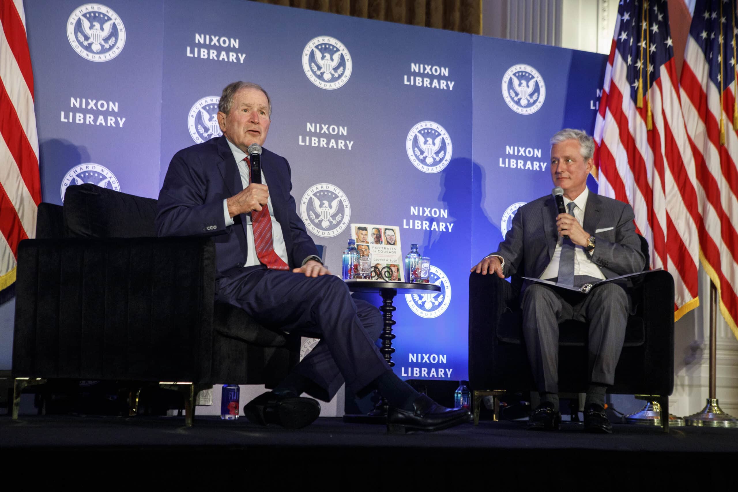 President George W. Bush Honored at Nixon Library at Evening Dedicated to Advancing Civics Education