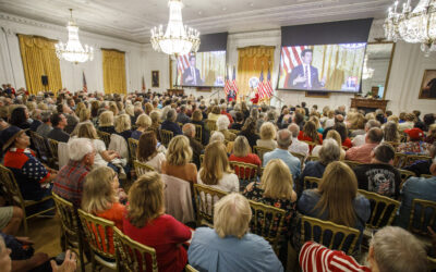 Fox News Superstar Jesse Watters Draws An Audience of 900 at the Nixon Library