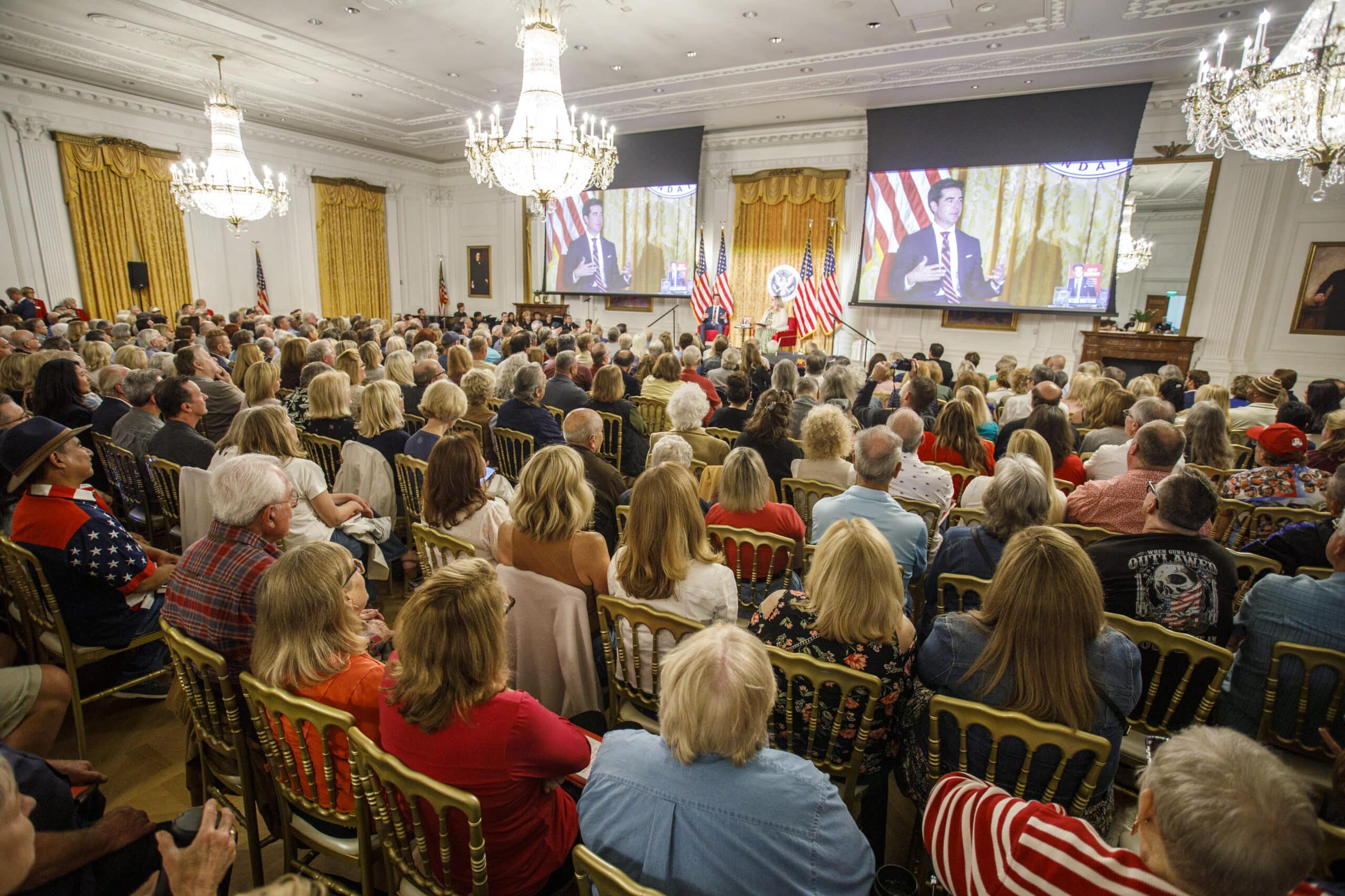 Fox News Superstar Jesse Watters Draws An Audience of 900 at the Nixon Library