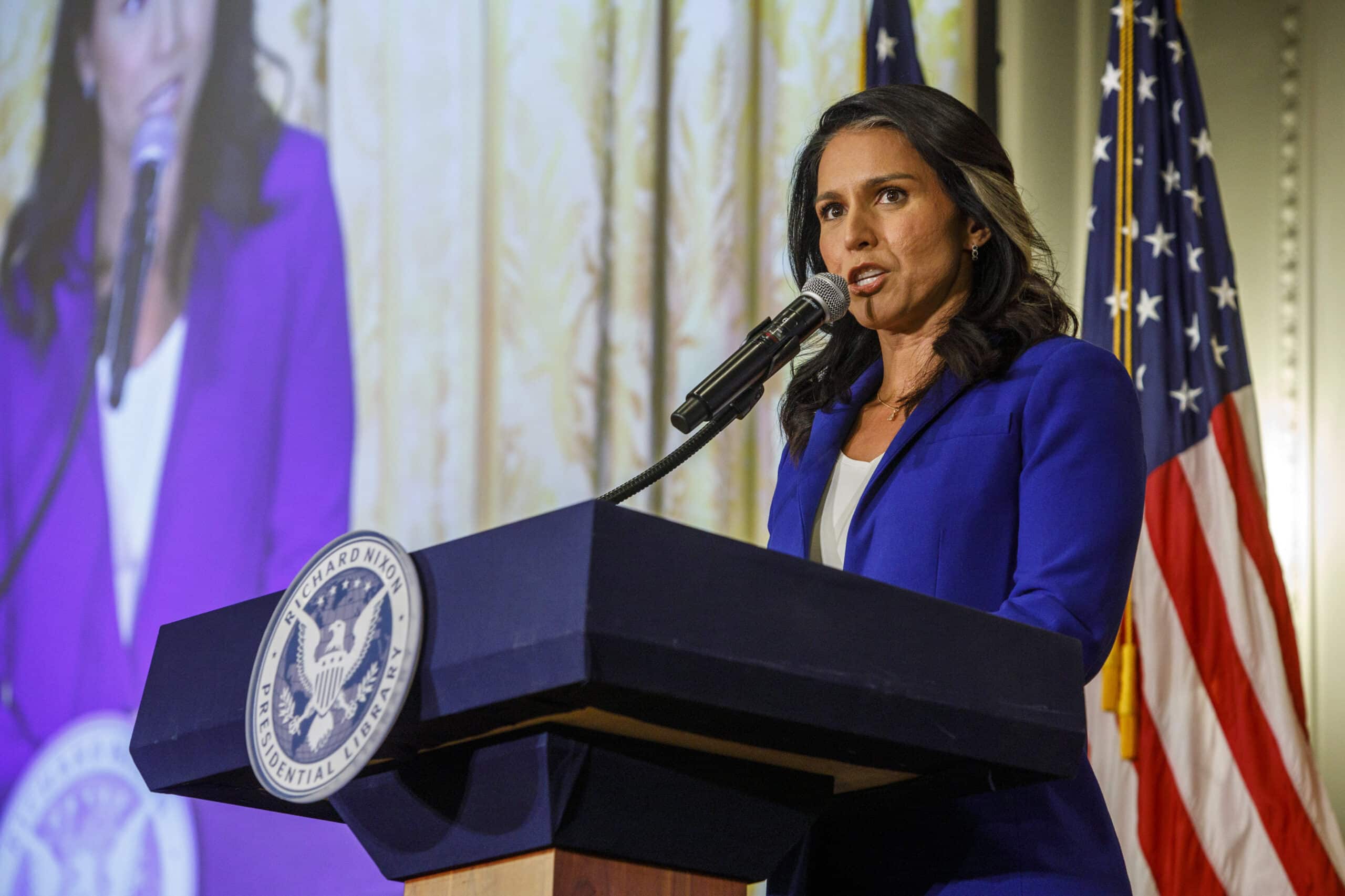 Tulsi Gabbard Speaks on Her Experience Putting Patriotism Over Political Party at the Nixon Library