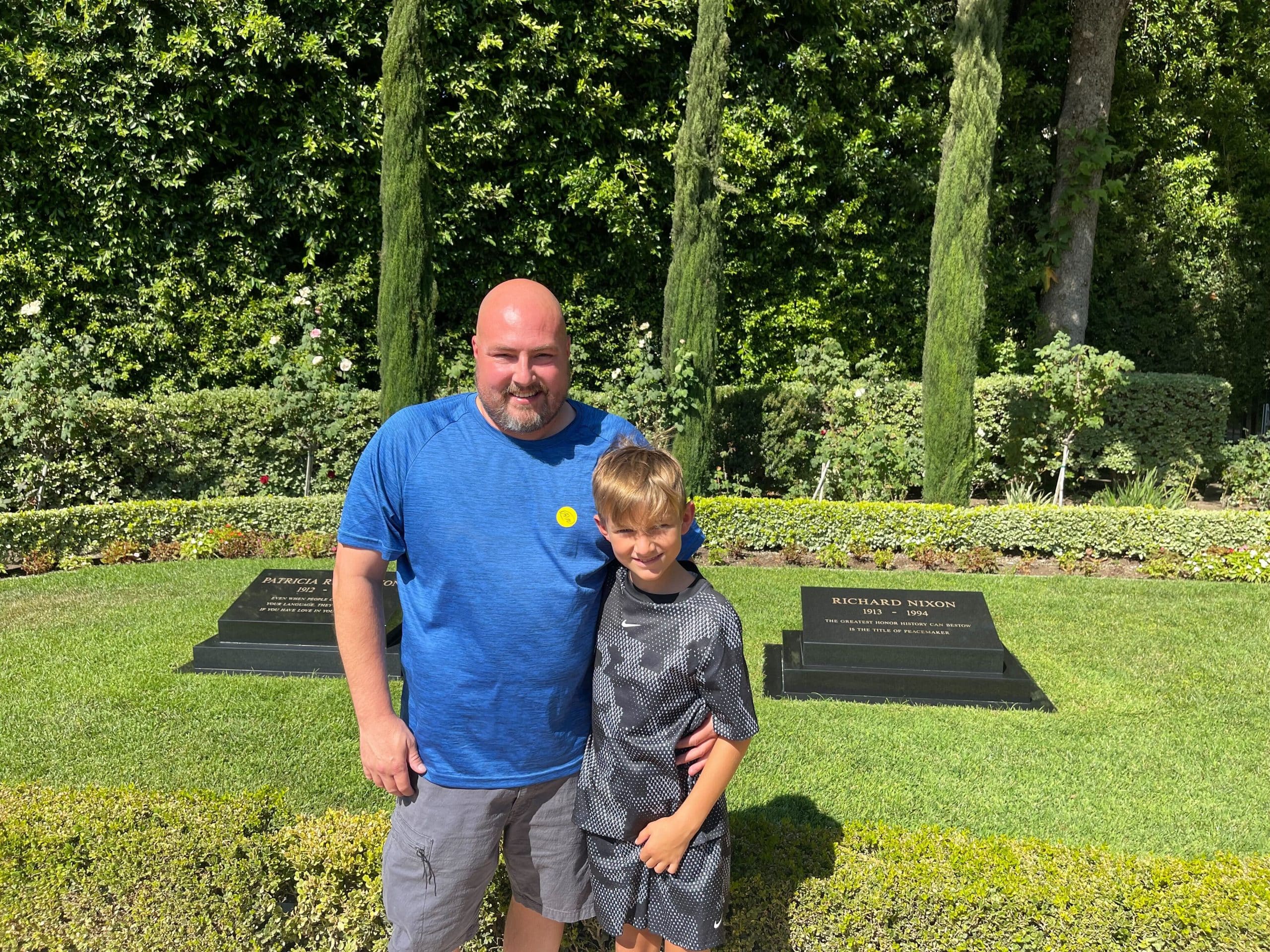 10-Year-Old Completes Goal to Visit All Presidential Gravesites at Nixon Library