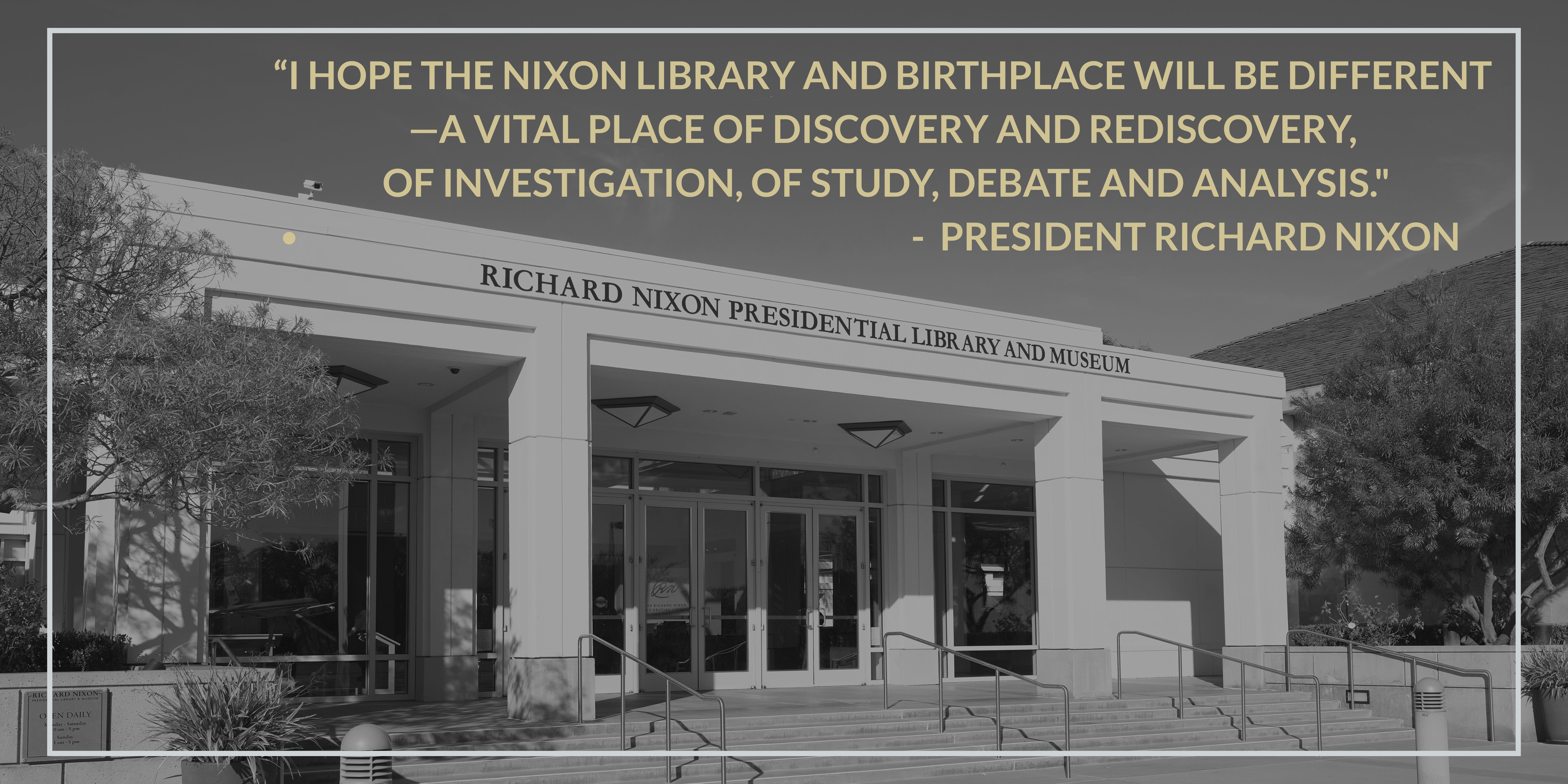 In pursuit of debate and discovery: How President Nixon’s vision continues to move us forward