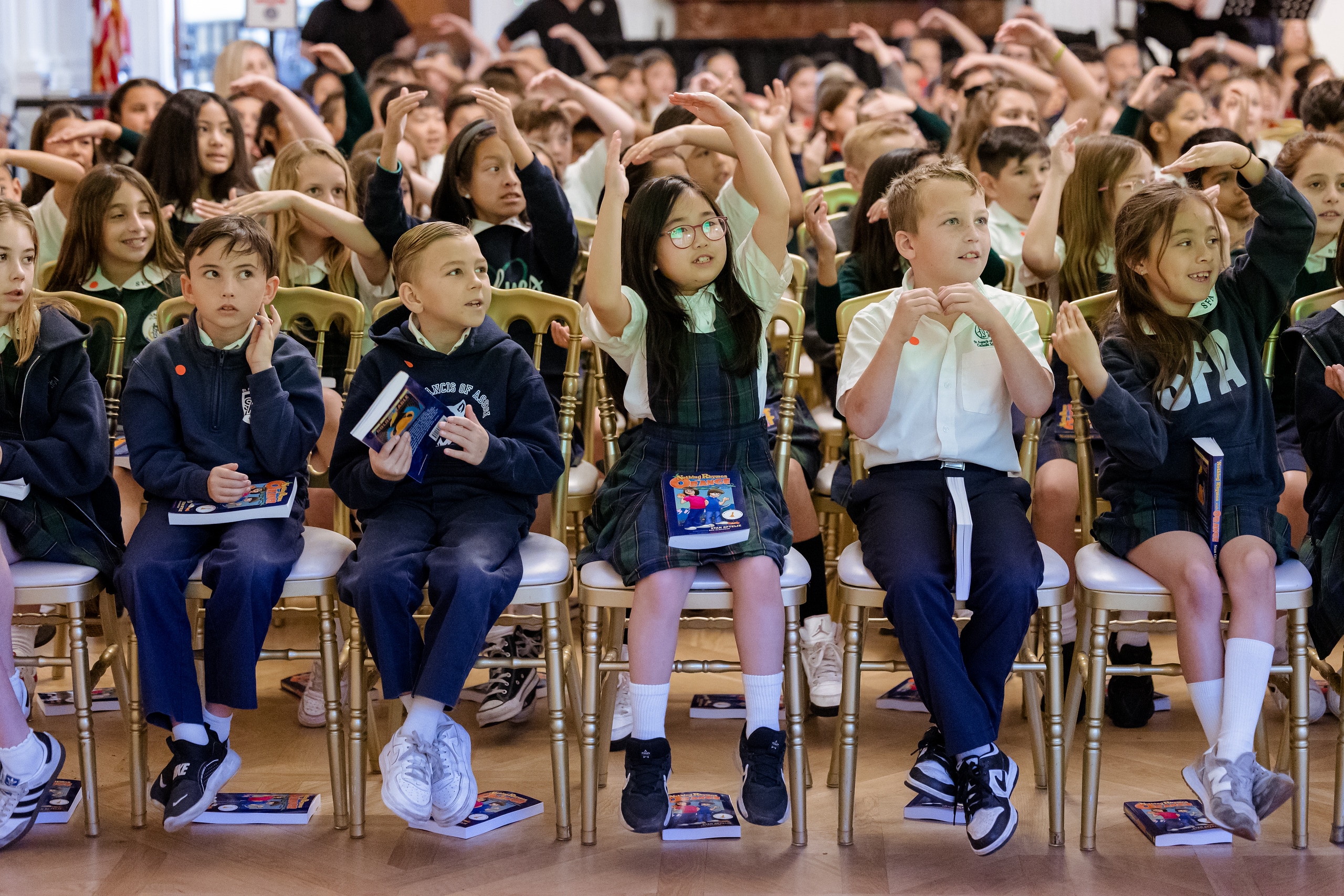 Third Graders Celebrate History and Civic Learning at Annual Gift of History