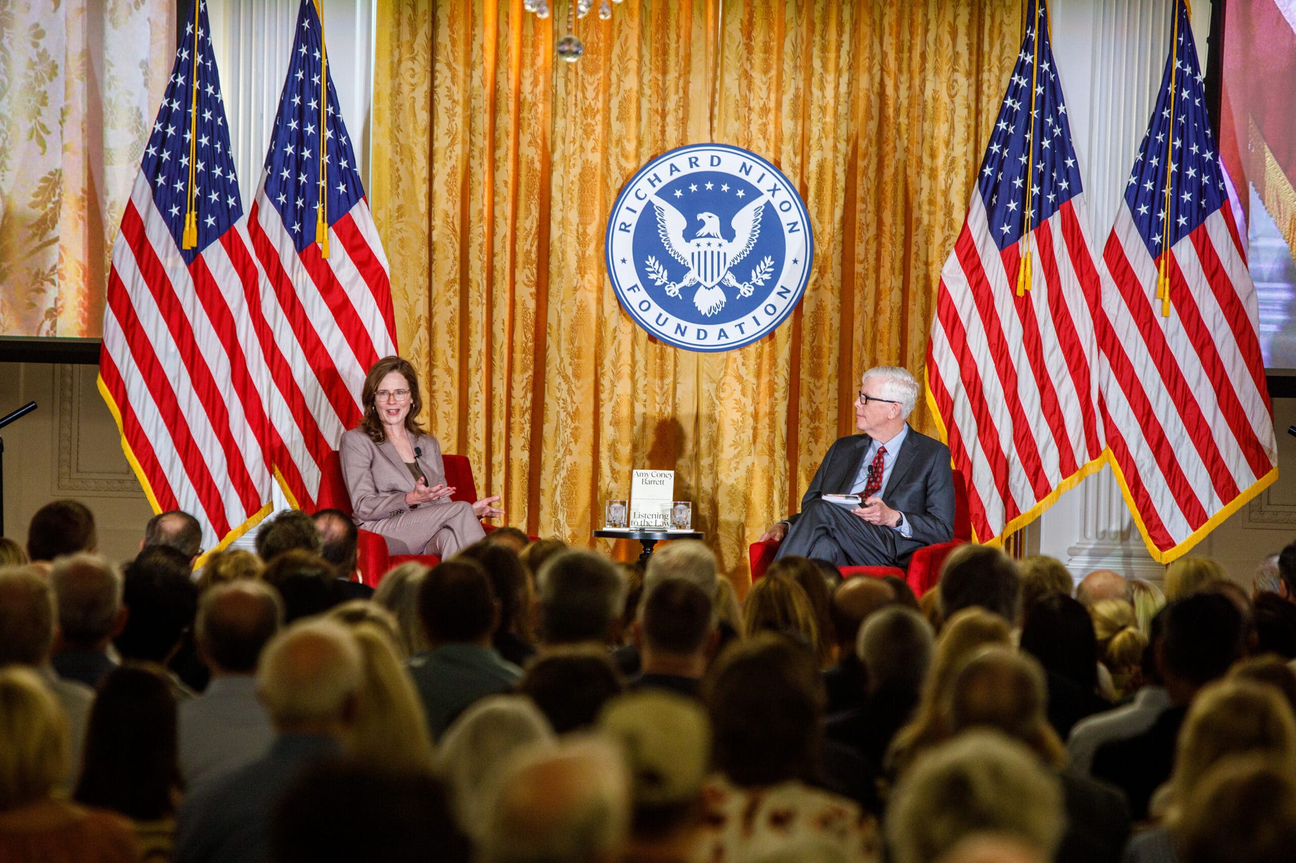 Justice Amy Coney Barrett Visits Nixon Library on Book Tour