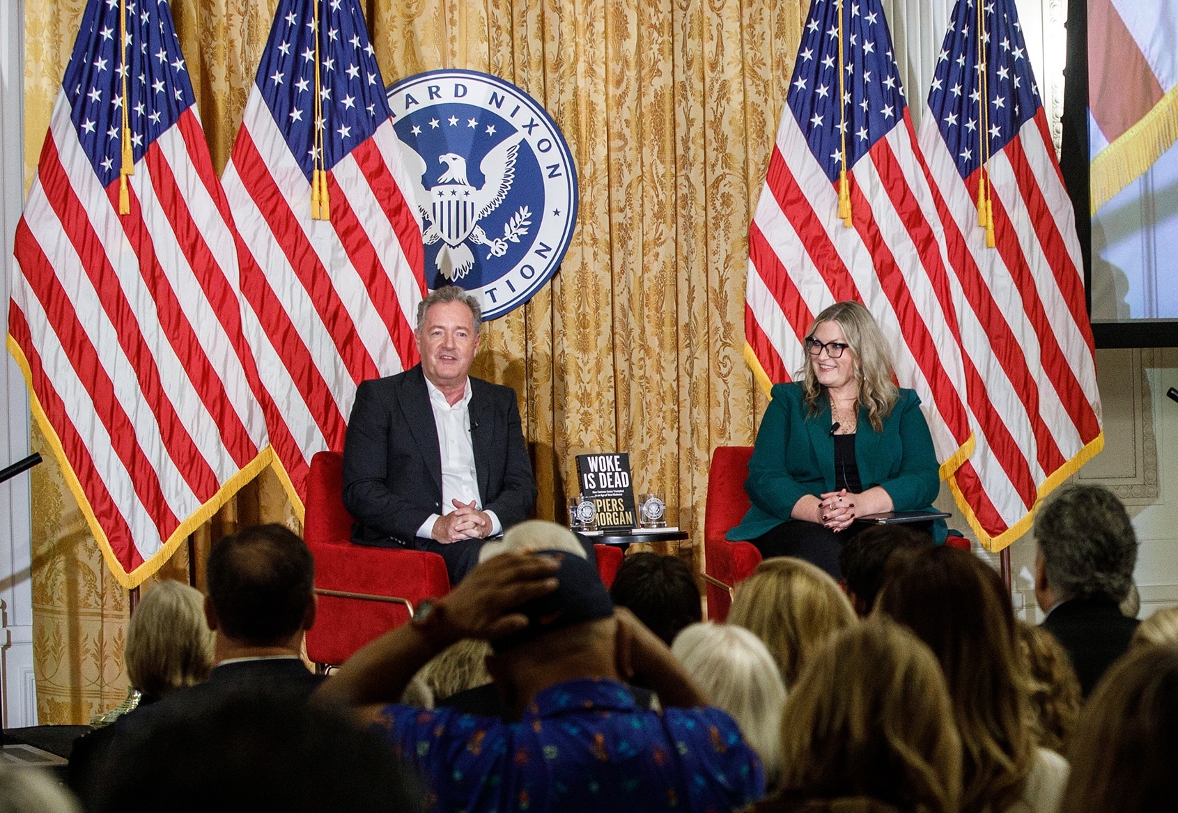 Piers Morgan Champions Common Sense and Civic Duty in Visit to the Nixon Library