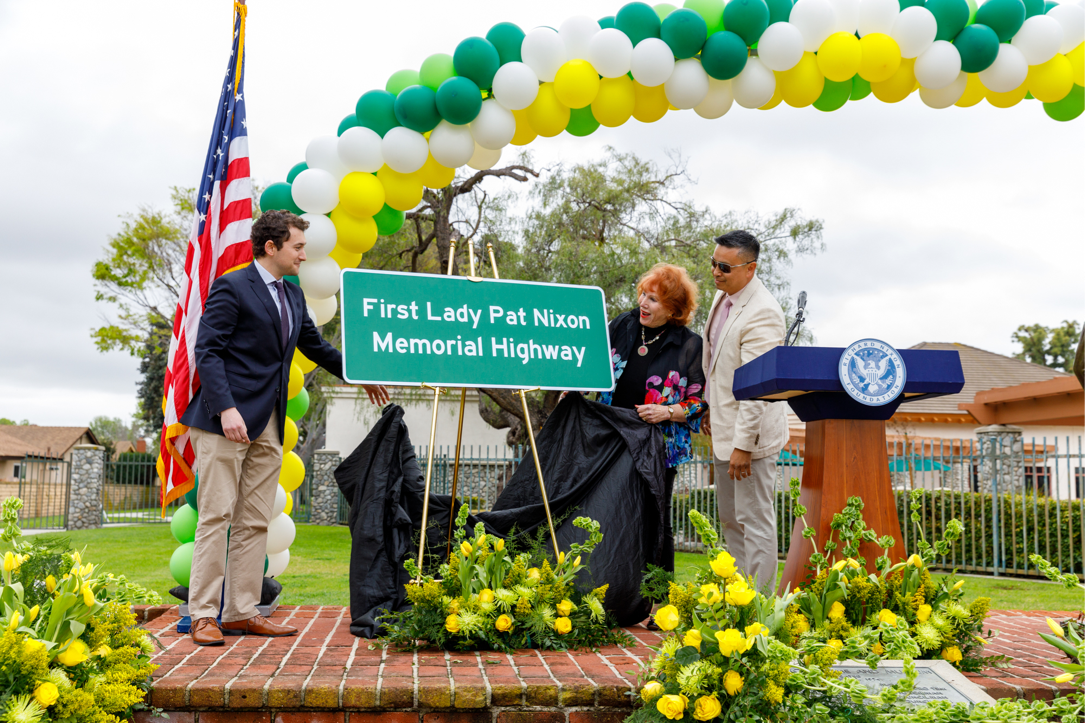 Announcing the First Lady Pat Nixon Memorial Highway
